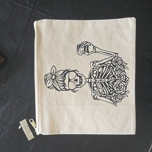 Make-up Cosmetic Bag Skeleton Pouch